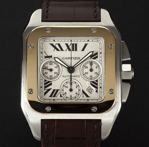 cartier santos 100 replica swiss|cartier watch identification.